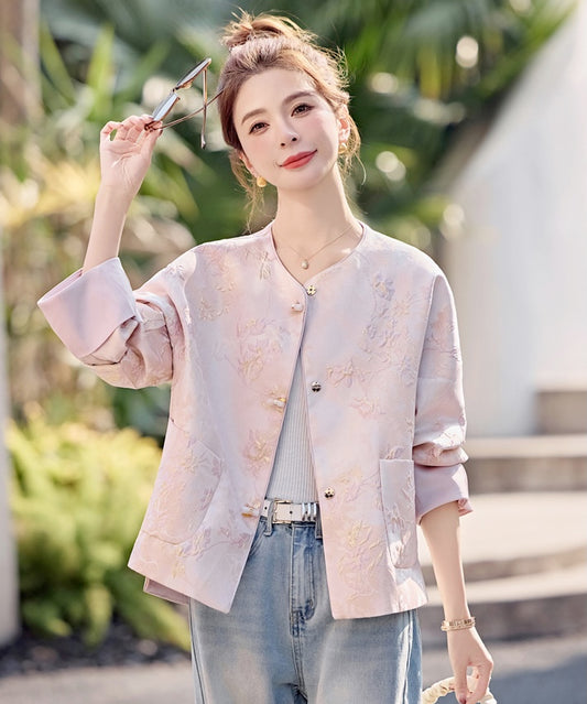 Rosalie Blush Cheongsam Jacket