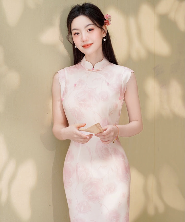 Lotus Blush Cheongsam