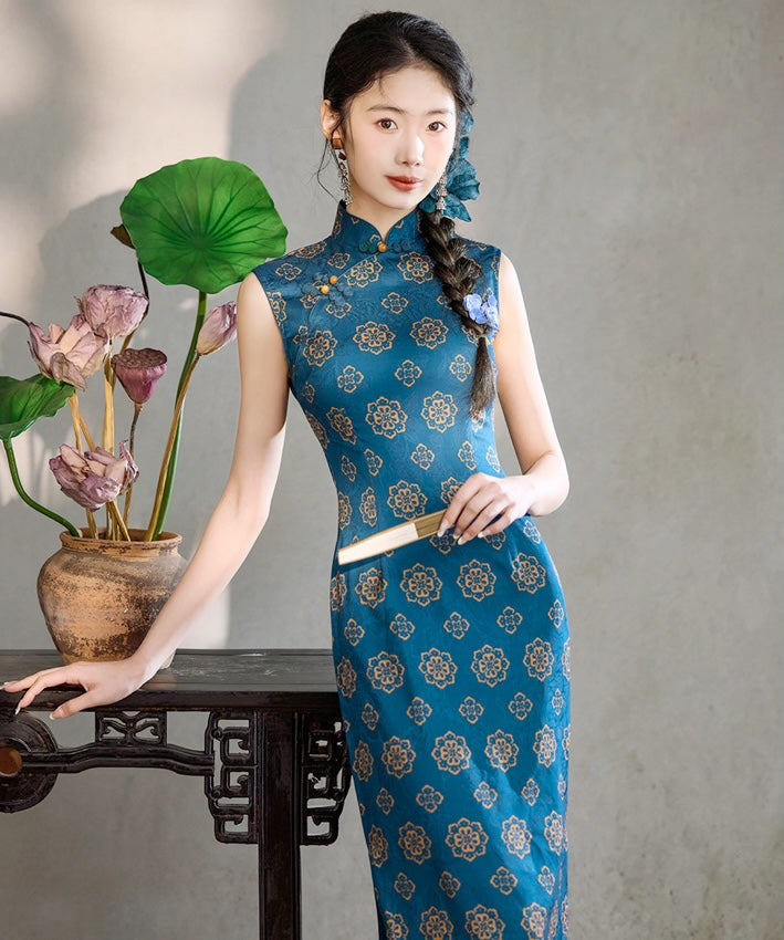 Yulan Azure Cheongsam