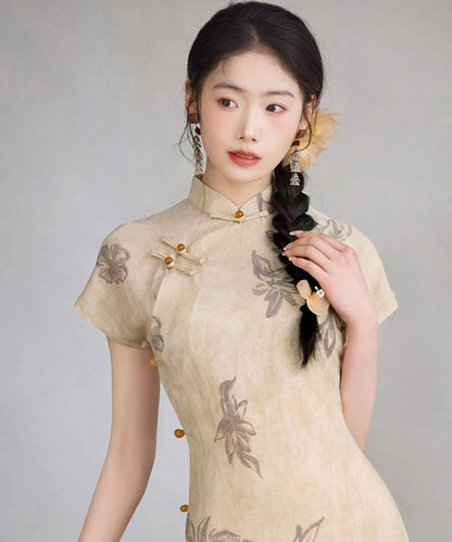 Sand Bloom Cheongsam