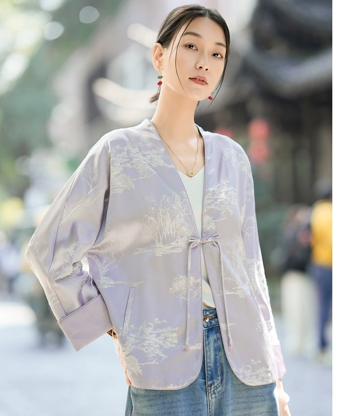 Lilan Tie-Front Jacket