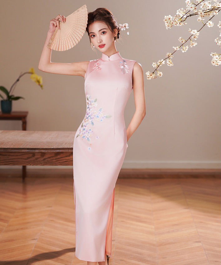 Pink Pearl Blossom Cheongsam