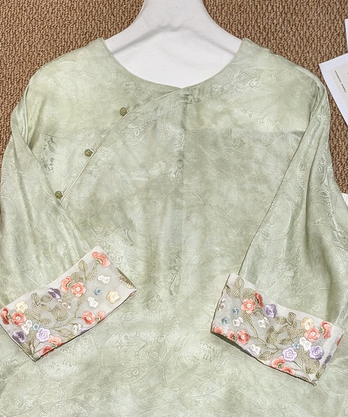 Racie Besticktes Cheongsam Oberteil