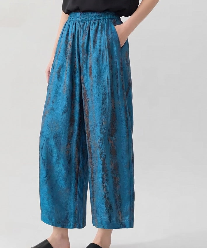 Seyan Jacquard Wide-Leg Pants
