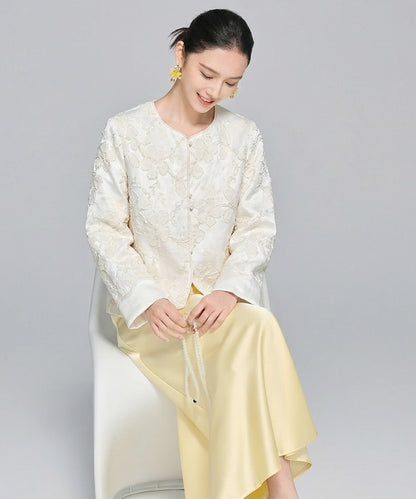 Moonlight Oriental-Inspired Jacket Top