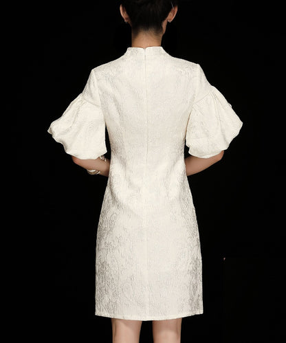 Manli's Party White Cheongsam