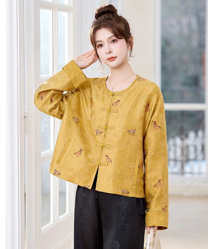 Golden Steed Cheongsam Jacket