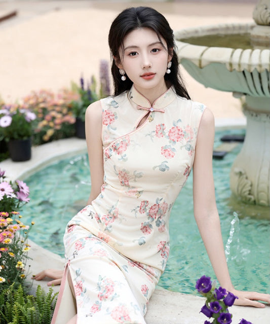 Ivory Petaline Cheongsam