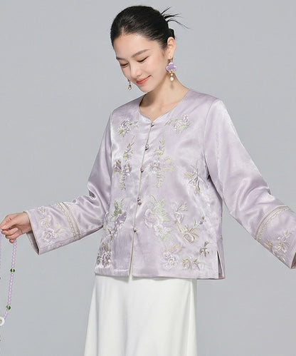 Lilac Blossom Cheongsam Jacket