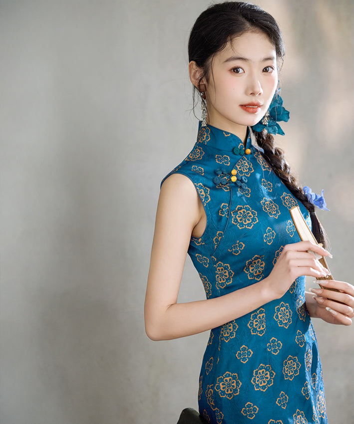Yulan Azure Cheongsam