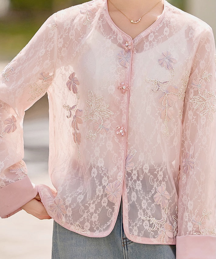 Floral Lace Cheongsam Jacket