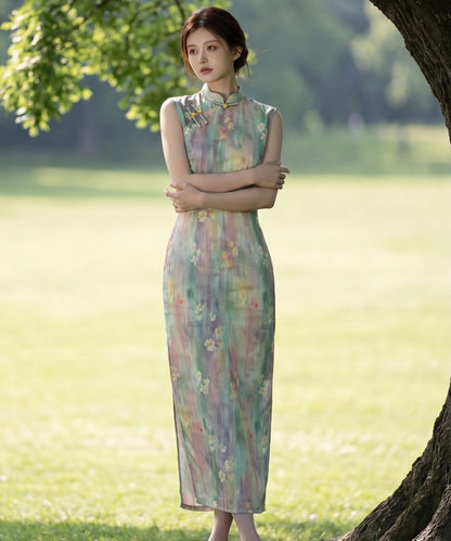 Cheongsam rose bébé Misty