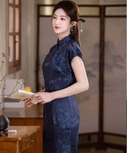 Elise Blue Cheongsam