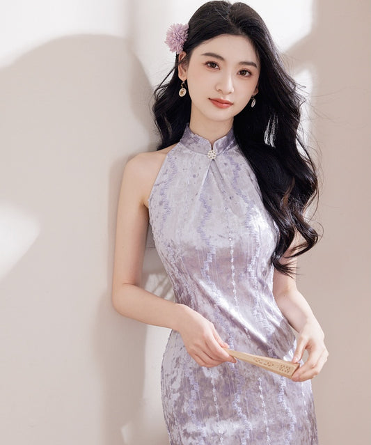Elira Velvet Cheongsam