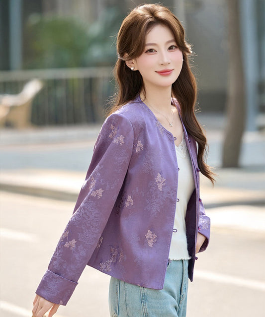 Lavender Poise Cheongsam Jacket