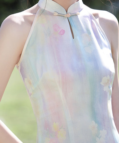 Pastel Daydream Halter Cheongsam