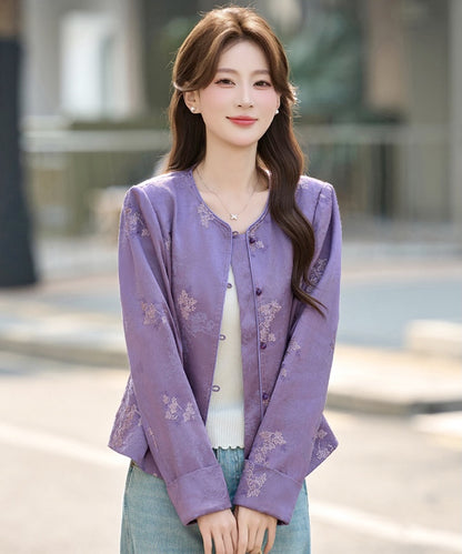 Lavender Poise Cheongsam Jacket