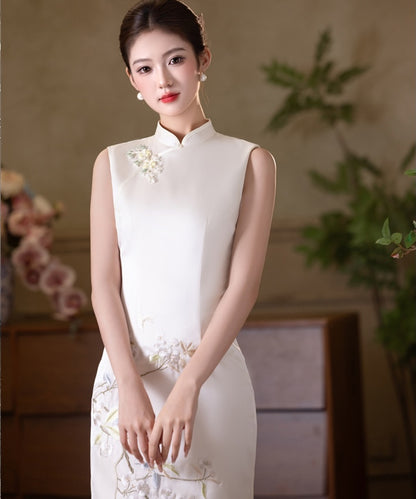 Grüner Jade-Mosaik-Cheongsam