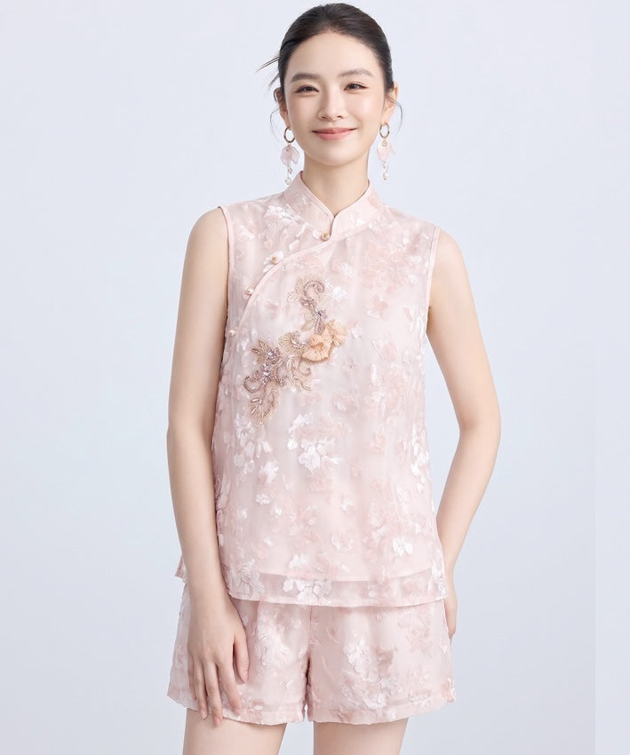 Evelyne Petal Cheongsam Set