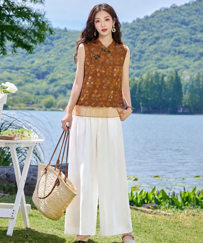 Bambina Cheongsam Top & Pants Set