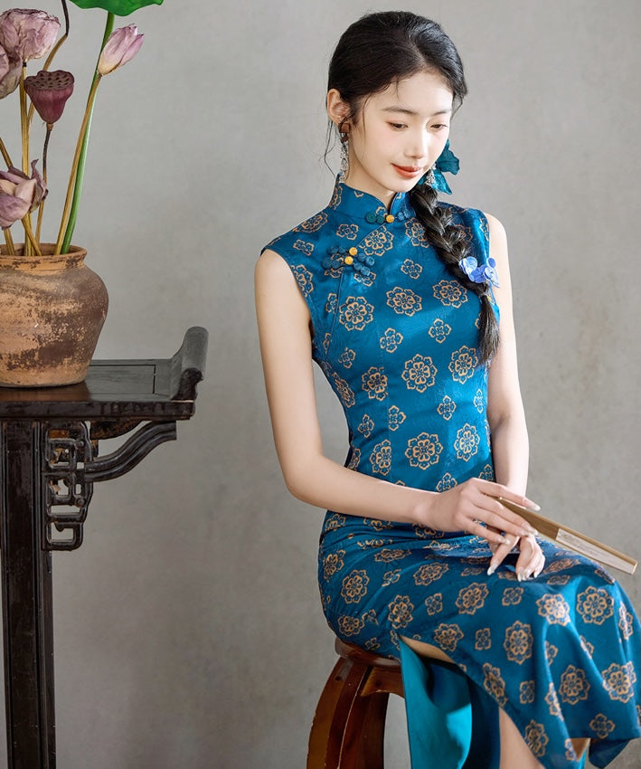Yulan Azure Cheongsam