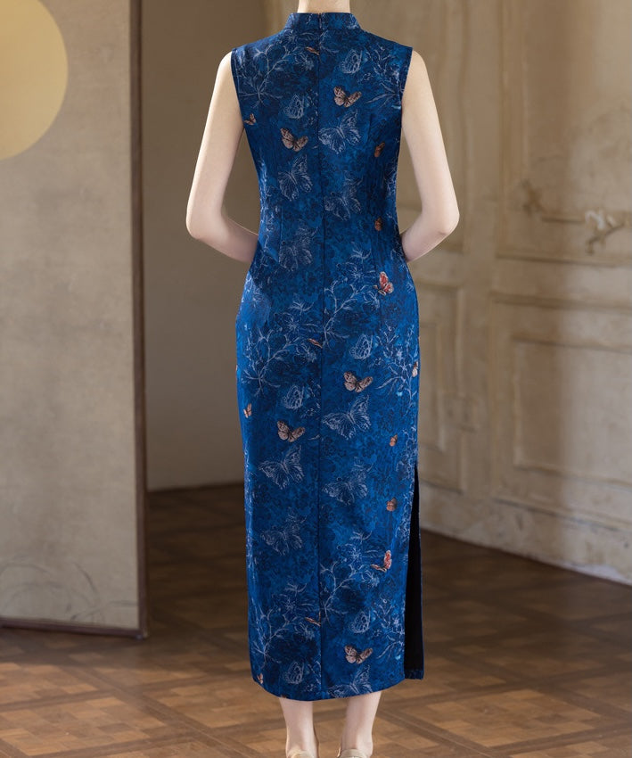 Sapphire Butterfly Cheongsam
