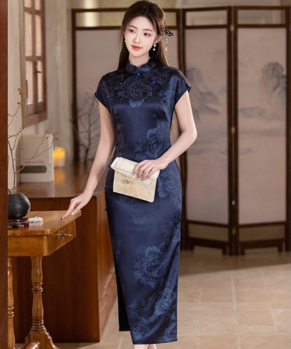 Elise Blue Cheongsam