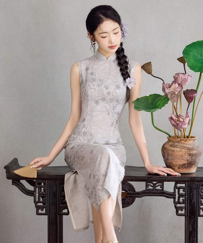 Elara Mist Maxi Cheongsam