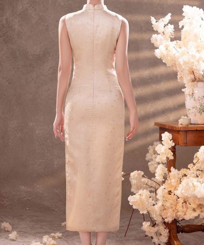 Grüner Jade-Mosaik-Cheongsam