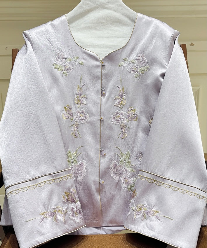 Lilac Blossom Cheongsam Jacket