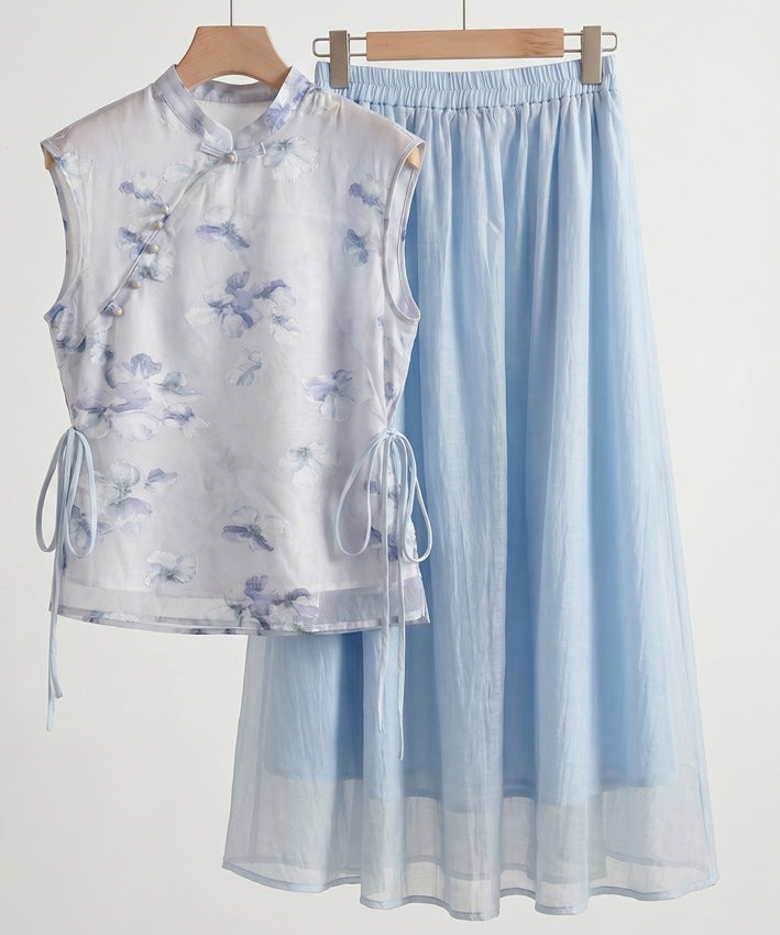 Reanna Cheongsam Top & Skirt