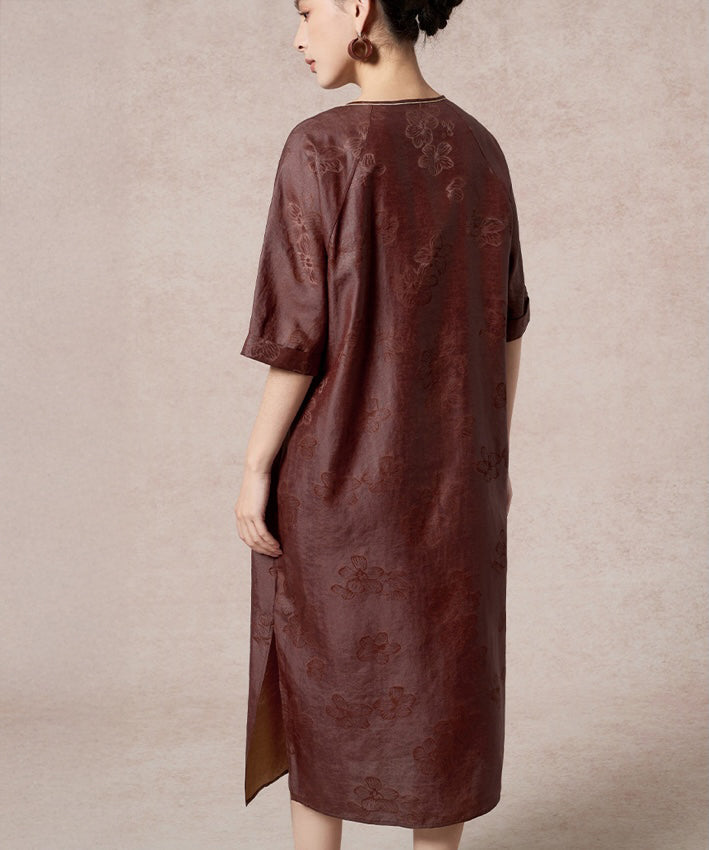 Rouge Étoffe Silk Cheongsam