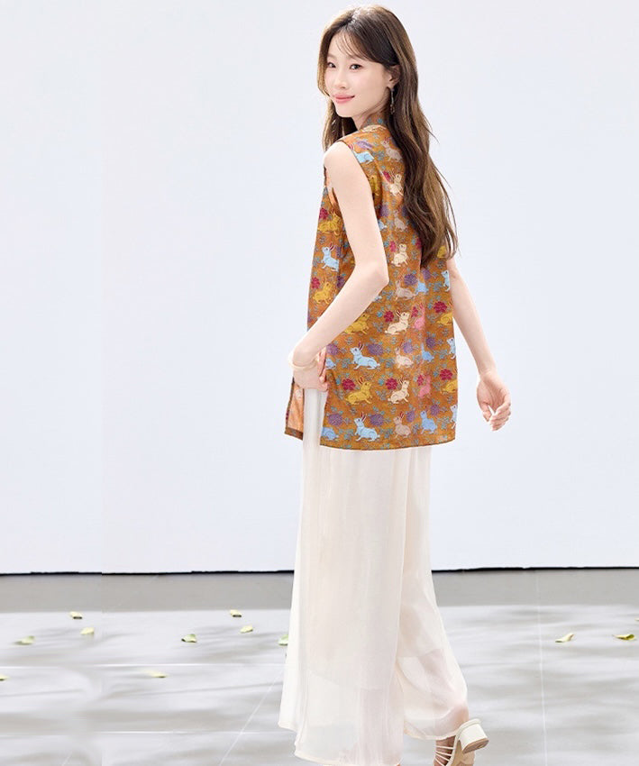 Ismerie Tapestry Cheongsam Set