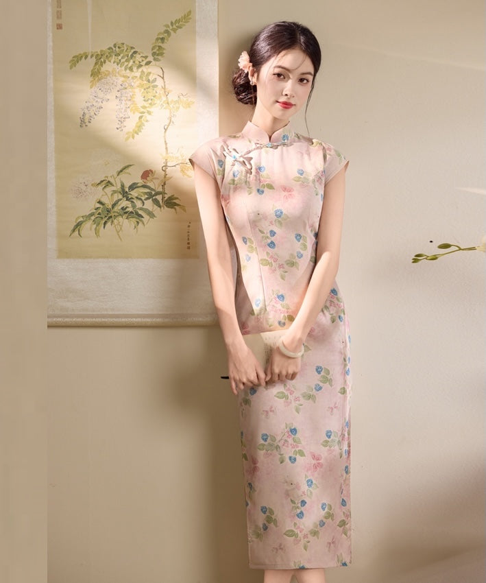 Raspberry Belle Cheongsam
