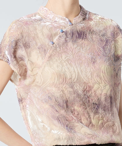Wisteria Cloud Cheongsam Top