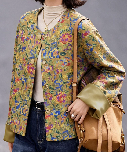 Veste-cheongsam Soft Bloom