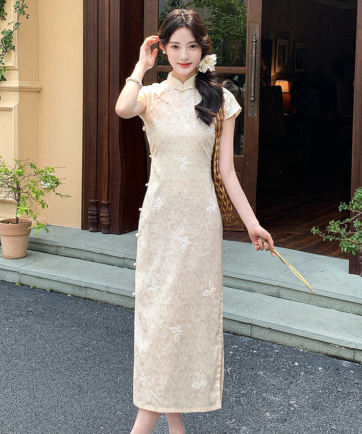 Butterfly Veil Cheongsam