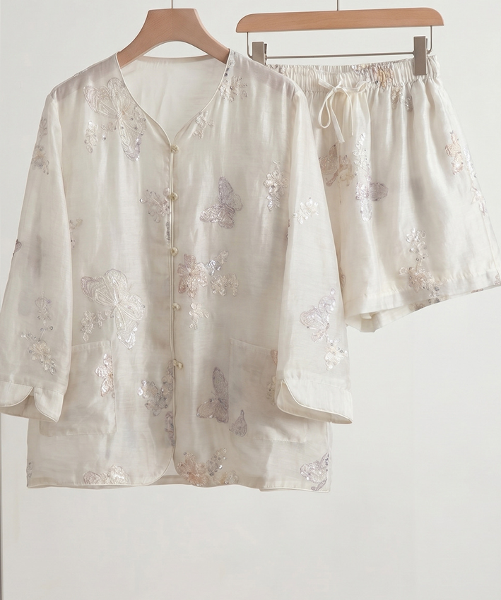 Ensemble cheongsam Serena Pearl