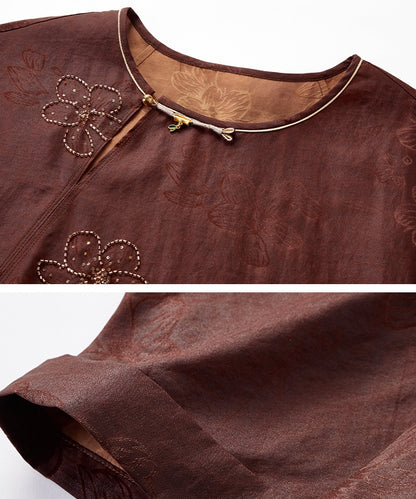 Rouge Étoffe Silk Cheongsam