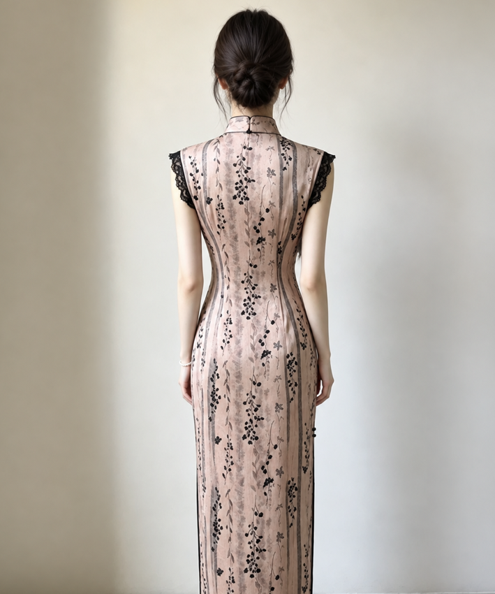 Rosewood Vine Cheongsam