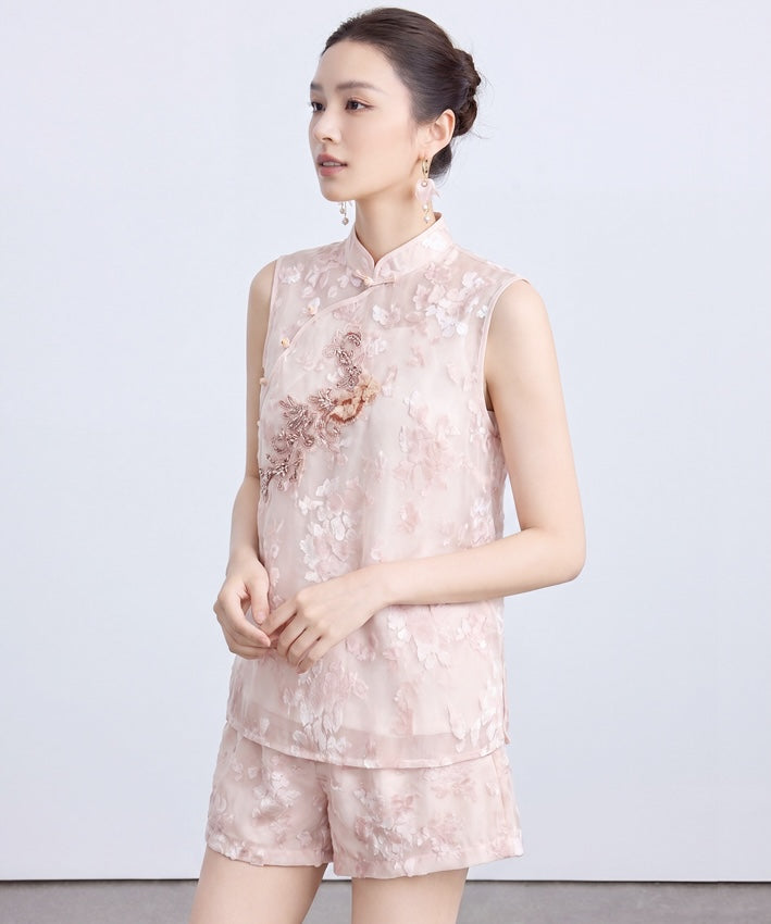 Evelyne Petal Cheongsam Set