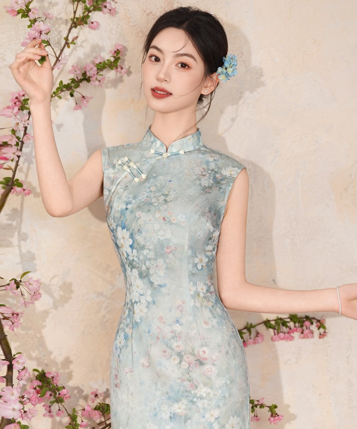 Bluebell Blossom Cheongsam