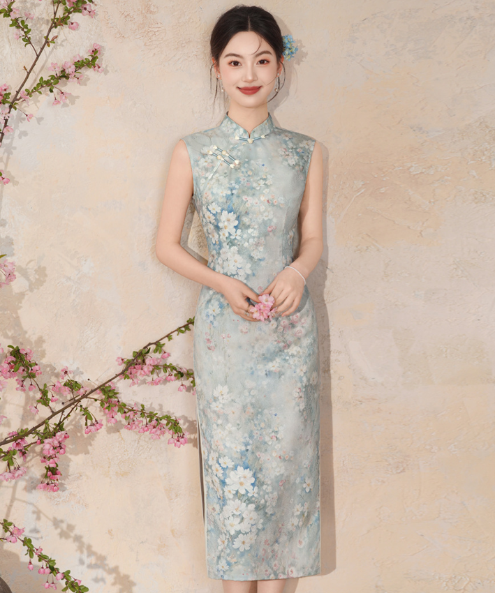 Bluebell Blossom Cheongsam