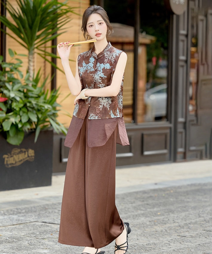 Coco Umber Cheongsam Set