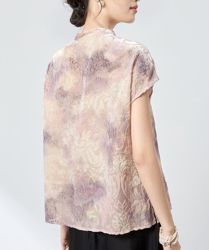 Wisteria Cloud Cheongsam Top