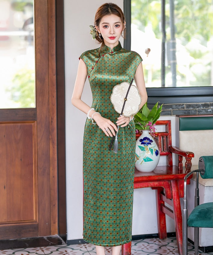Jade Mosaic Cheongsam