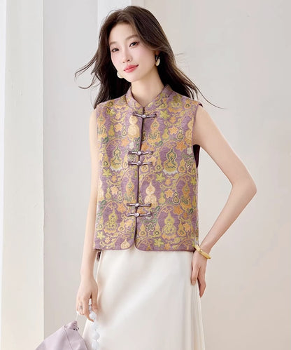Virelle Lilac Brocade Cheongsam Set