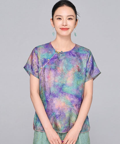 Songbird Meadow Modern Oriental Top