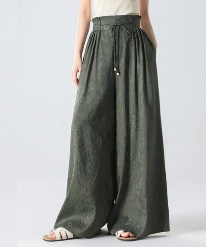 Silk Linen Relaxed Oriental Pants