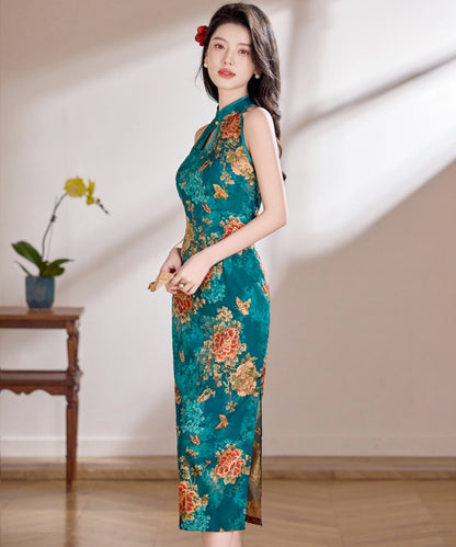 Emerald Peony Cheongsam